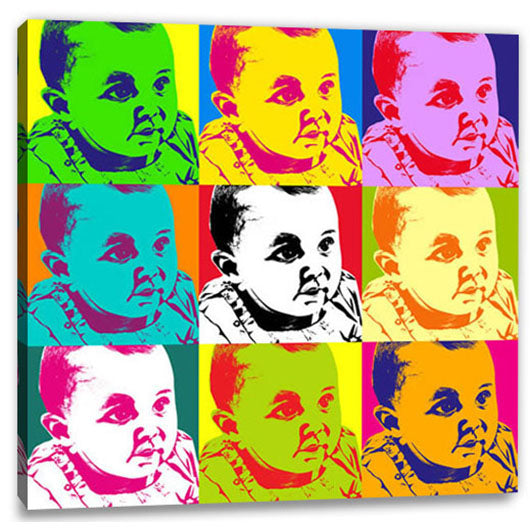 Pop-Art vom Foto - 9-Warhol pure 02 (wpu-9-02) - Künstlerisches Pop-Art Bild vom eigenen Foto